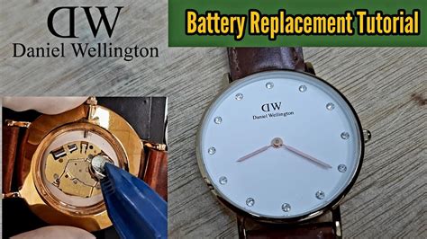 daniel wellington watch battery